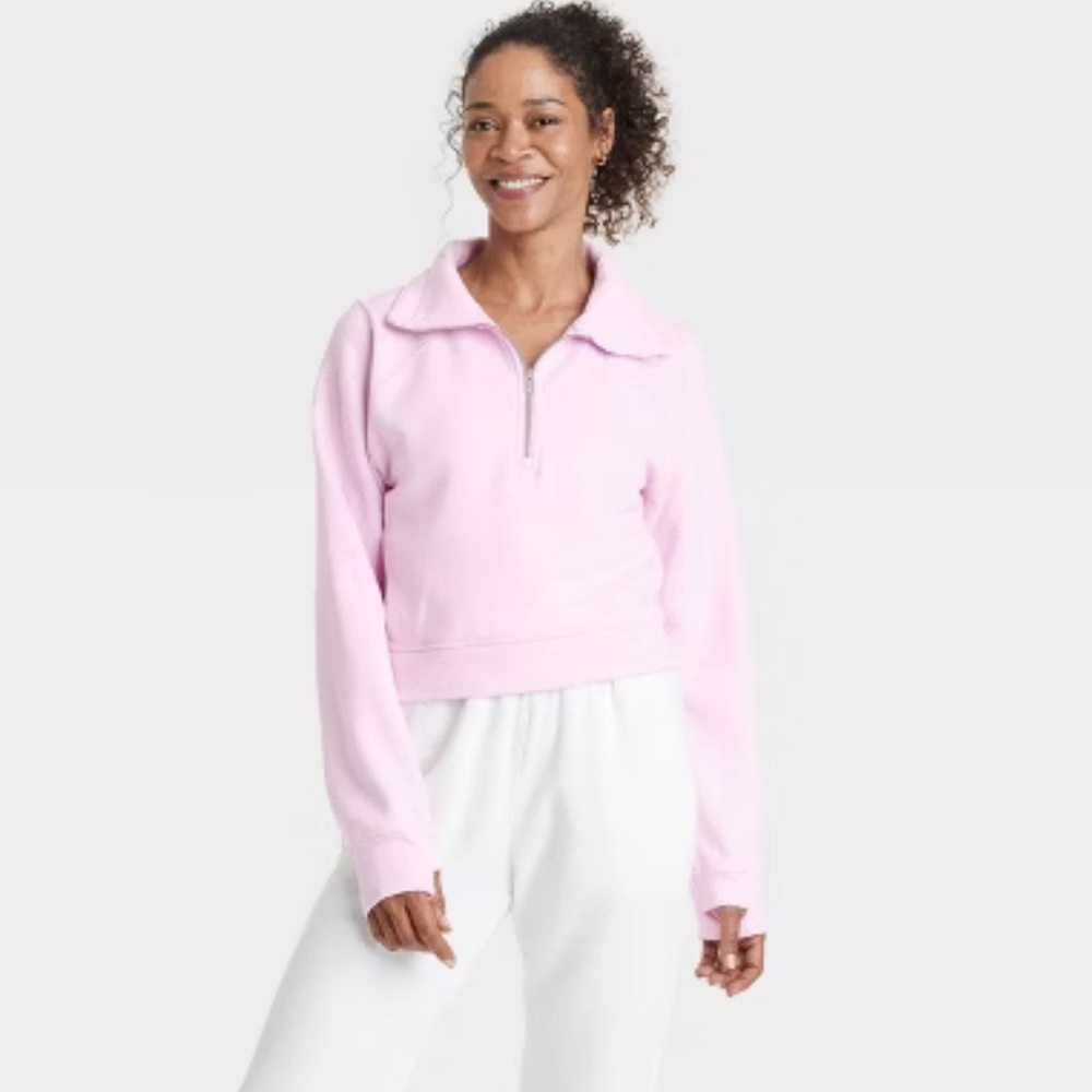 !. NWT. Women's Half Zip Fleece Pull Over - All in
Motion